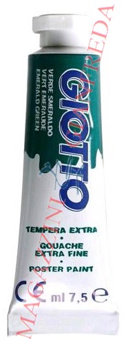 GIOTTO TEMPERA TUBO ML 7,5 VERDE SMERALDO